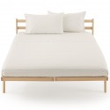 Fitted Sheet Percale Zucchi Clic Clac Pearl White