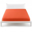 Fitted Sheet Percale Bassetti In Tinta Perfetto With Releaseable Angles Orange