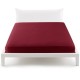 Fitted Sheet Percale Bassetti In Tinta Bassetti With Perfetto® Releaseable Angles Purple Plum V1519