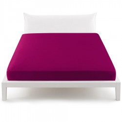 Fitted Sheet Percale Bassetti In Tinta Perfetto Releaseable Corners Amethyst Purple