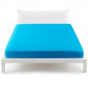Fitted Sheet Percale Bassetti In Tinta Perfetto Releaseable Corners Azure