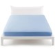 Bassetti's In Tinta Percale Fitted Sheet With Perfetto® Releaseable Elastic Corners Azure Sky V3320