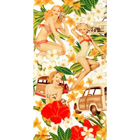 Beach Towel Bassetti Love Pin Up Love Therapy