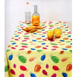 Tablecloth Bassetti Always-Clean Stain-Resistant Yuka Ananas Col.1 2915