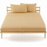 Flat Sheet Bassetti Magic Caramel With Bordécor