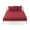 Flat Sheet Bassetti Magic Brick Red With White Bordécor