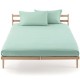 Fitted Sheet Bassetti Turquoise Azure With Perfetto Releaseable Elastic Corners V1216