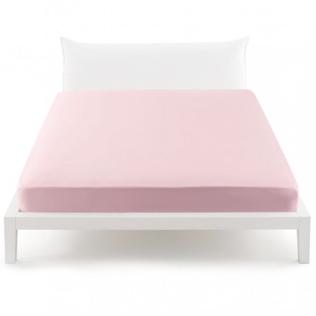 Fitted Sheet Bassetti Light Pink With Perfetto Releaseable Elastic Corners