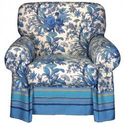 Armchair Cover Bassetti Granfoulard Simpson Blue