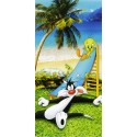 Beach Towel Bassetti Kids Warner Bros Sbang Tweety and Sylvester