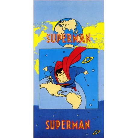 Beach Towel Superman Bassetti Kids Warner Bros V1