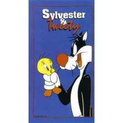 Beach Towel Bassetti Kids Warner Bros Friends Tweety and Sylvester