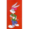 Beach Towel Bassetti Kids Warner Bros Bugs School Bugs Bunny