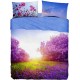 Bedcover Sheet Set Bassetti Imagine Purple Summer V1