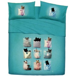 Bedcover Sheet Set La Natura Bassetti Kitties V1