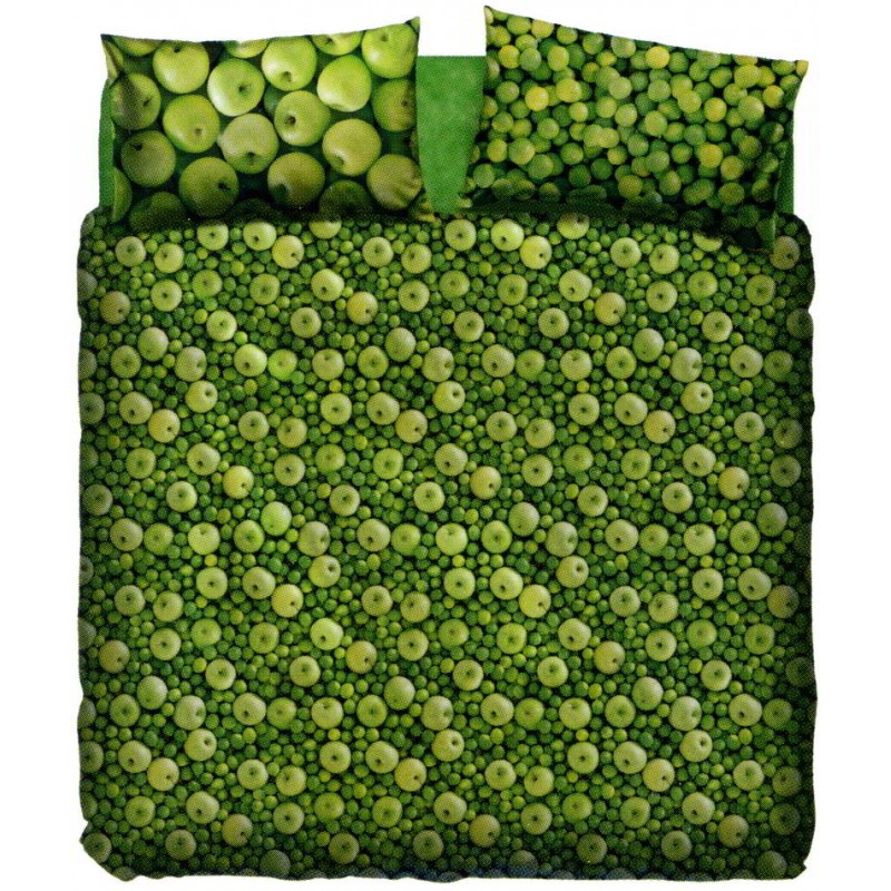 Copripiumino Bassetti Natura.La Natura Bassetti Green Apple Twin Size Duvet Cover Set
