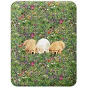 Fitted Sheet Bassetti La Natura Golden Retriever Pups And Meadow