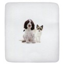 Fitted Sheet Bassetti La Natura One Two A Baby Ti Proteggo Springer Spaniel and Snowshoe