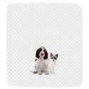 Quilted Bedcover Bassetti La Natura Ti Proteggo Springer Spaniel and Snowshoe
