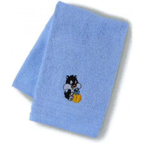 Terrycloth Towel Embroidered Sylvester The Cat Bassetti Kids Small Toy V1