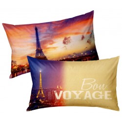 Taies D'Oreiller Bassetti Imagine Bon Voyage Paris V1-2129